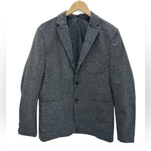 Mossimo Slim Fit Charcoal Grey Speckled Sport Coat Casual Blazer Smart Layer M